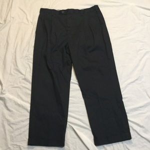 Men Dress Pants Slacks 38x30 BLACK